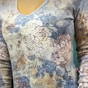 A shirt with beautiful coloring.